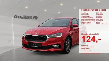 Gebraucht Skoda Fabia Tour 95 PS (69 kW) 2022 Velvetrot metallic Kleinwagen