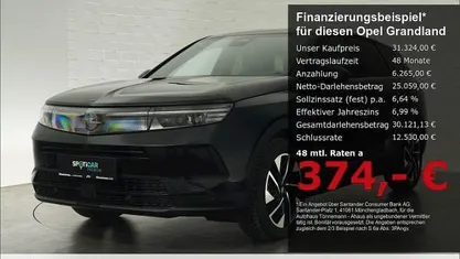 Karbon schwarz Gebraucht 2024 Opel Grandland X SUV | 31.324 € (Fairer Preis)