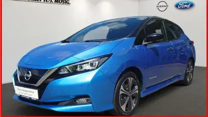 Brugt Nissan Leaf Tekna 110 kW (150 HK) 2019 Blå Hatchback