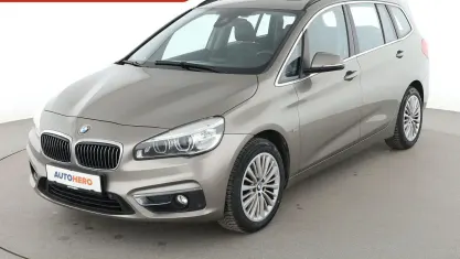 Gebraucht BMW 218 Gran Tourer Luxury Line 150 PS (110 kW) 2017 Grau Van / Kleinbus