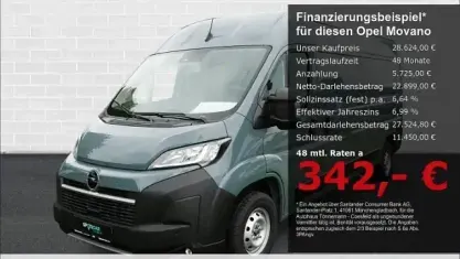Käytetty Opel Movano 140 HP (102 kW) 2025 Harmaa Van