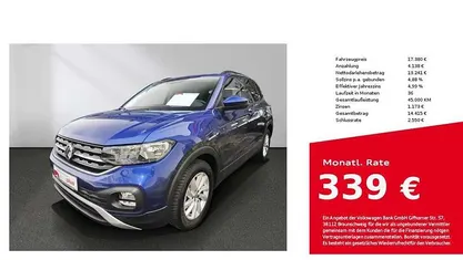 Gebraucht VW T-Cross Life 116 PS (85 kW) 2019 Reef blue SUV