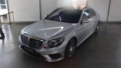 Usata Mercedes S63 AMG AMG 585 CV (430 kW) 2015 Argento Berlina