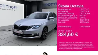 Gebraucht Skoda Octavia Style 150 PS (110 kW) 2019 Brillantsilber metallic Kombi
