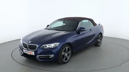 Gebraucht BMW 218 Luxury Line 136 PS (100 kW) 2018 Blau Cabrio