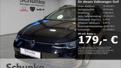 Używany VW Golf VIII Life 110 KM (80 kW) 2023 Czarny Kombi