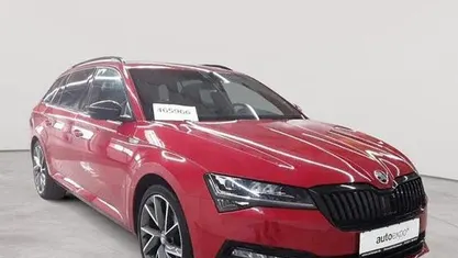 Gebraucht Skoda Superb SportLine 190 PS (139 kW) 2020 Velvetrot premium metallic Kombi