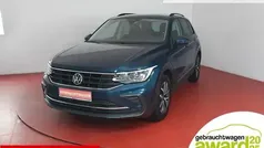Blau (nightshade blue metallic) Gebraucht 2021 VW Tiguan Life SUV | 22.949 € (Guter Preis)
