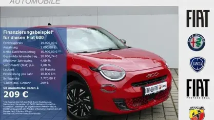 Gebraucht Fiat 600 101 PS (74 kW) 2024 Rot SUV
