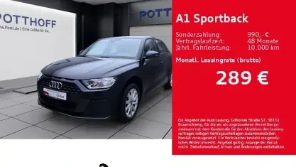 Gebraucht Audi A1 Sportback Comfort 95 PS (69 kW) 2022 Firmamentblau metallic Kleinwagen