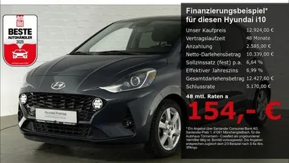 Aurora grey Gebraucht 2021 Hyundai i10 Prime Kleinwagen | 12.924 € (Fairer Preis)