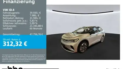 Brugt VW ID.4 GTX 219 kW (299 HK) 2023 Sølv SUV