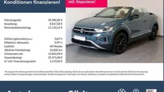 Blau Gebraucht 2022 VW T-Roc Cabriolet Style Cabrio | 29.980 € (Fairer Preis)