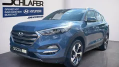 Blau Gebraucht 2016 Hyundai Tucson Premium SUV | 17.990 € (Fairer Preis)