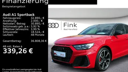 Gebraucht Audi A1 Sportback S-Line 207 PS (152 kW) 2025 Progressivrot metallic Kleinwagen