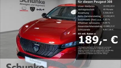 Gebraucht Peugeot 308 SW Allure 131 PS (96 kW) 2024 Kombi