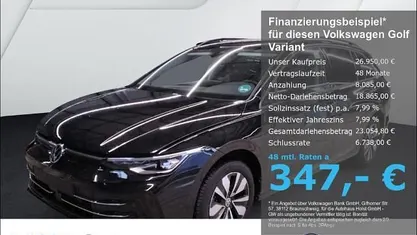 Begagnad VW Golf VIII Goal 150 HK (110 kW) 2025 Svart Kombi
