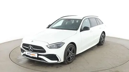Gebraucht Mercedes C300e AMG line 129 PS (94 kW) 2022 Weiß Kombi