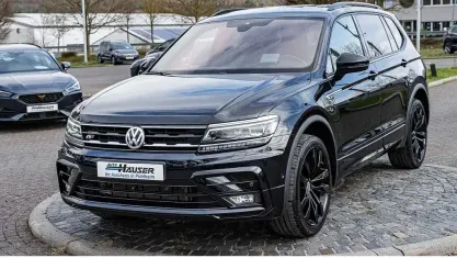 Brugt VW Tiguan Allspace Highline 200 HK (147 kW) 2021 Sort SUV