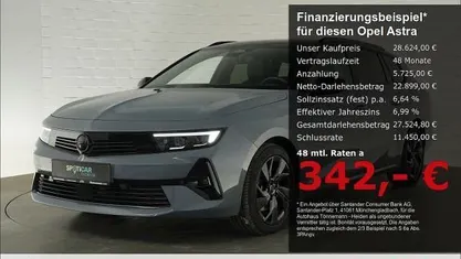 Gebraucht Opel Astra 131 PS (96 kW) 2025 Grau Kombi