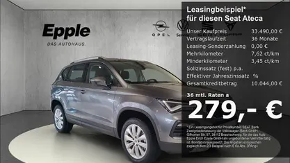 Weiß Neu 2025 Seat Ateca SUV | 33.490 € (Fairer Preis)