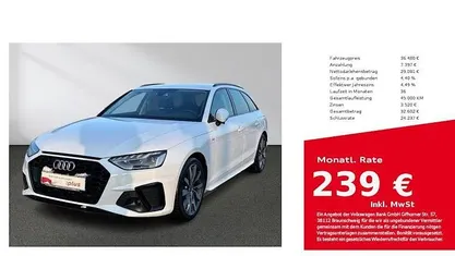 Occasion Audi A4 S-Line 163 PK (119 kW) 2024 Wit Stationwagen