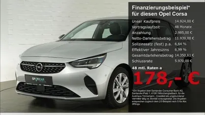 Silber Gebraucht 2023 Opel Corsa Elegance Kleinwagen | 14.924 € (Guter Preis)