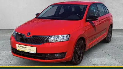 Brugt Skoda Rapid Ambition 125 HK (91 kW) 2017 Rød Hatchback