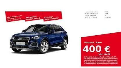 Gebraucht Audi Q2 Advanced Plus 150 PS (110 kW) 2025 Navarrablau metallic SUV