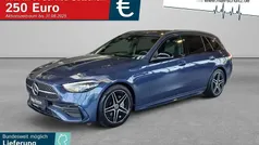 Metalliclack sodalithblau Gebraucht 2024 Mercedes C220 AMG line Kombi | 42.980 € (Fairer Preis)