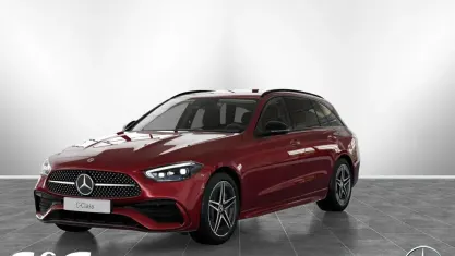 Używany Mercedes C300e AMG 204 KM (150 kW) 2023 Czerwony Kombi