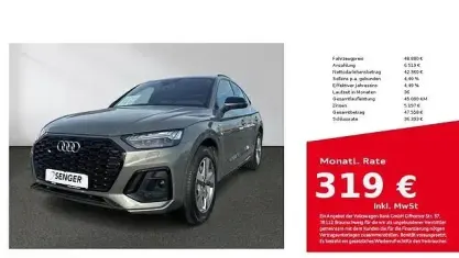 Brugt Audi Q5 Sportback S-Line 163 HK (119 kW) 2025 Grå SUV
