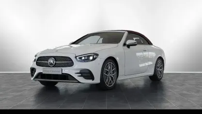 Gebraucht Mercedes E200 AMG 197 PS (144 kW) 2021 Unilack polarweiß Cabrio