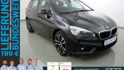 Gebraucht BMW 220 Active Tourer Advantage 192 PS (141 kW) 2016 Black sapphire metallic Van / Kleinbus