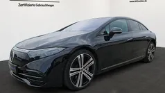 Metalliclack obsidianschwarz Gebraucht 2022 Mercedes EQS580 Limousine | 69.650 € (Guter Preis)