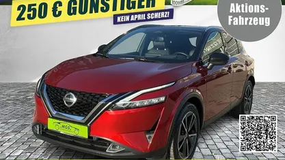 Gebraucht Nissan Qashqai Tekna+ 158 PS (116 kW) 2021 Fuji sunset red / bl SUV