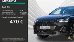 Mythosschwarz metallic Gebraucht 2024 Audi Q3 S-Line SUV | 43.470 € (Fairer Preis)