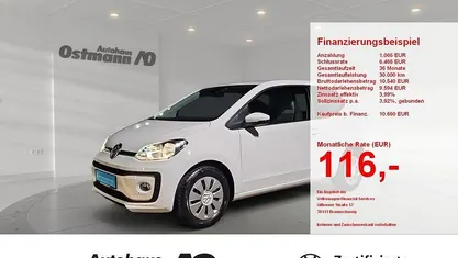 Gebraucht VW up! 60 PS (44 kW) 2020 Kleinwagen