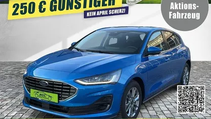 Gebraucht Ford Focus Titanium 125 PS (91 kW) 2024 Desert island blue metallic Limousine