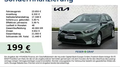 Grün (experience green) Neu 2025 Kia Ceed Sportswagon Comfort Kombi | 23.850 € (Guter Preis)