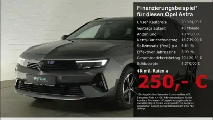 Używany Opel Astra 131 KM (96 kW) 2024 Szary Kombi