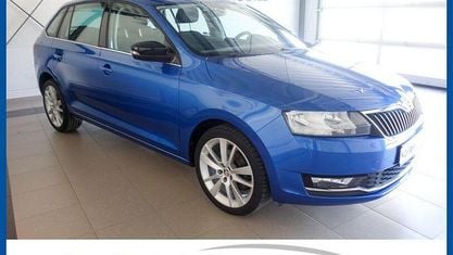 Gebraucht Skoda Rapid Style 110 PS (80 kW) 2018 Blau (raceblaumetallic) Kleinwagen