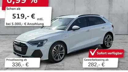 Gebraucht Audi A3 S-Line 204 PS (150 kW) 2025 Gletscherweiß metallic Limousine