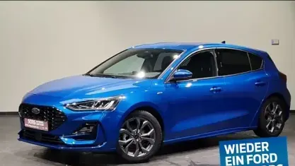 Gebraucht Ford Focus ST-Line X 125 PS (91 kW) 2025 Blau, desert island blue metallic Limousine