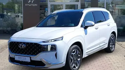 Gebraucht Hyundai Santa Fe Signature 265 PS (194 kW) 2022 White cream SUV