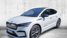 Weiß Gebraucht 2024 Skoda Enyaq iV SportLine SUV | 51.449 € (Superpreis)