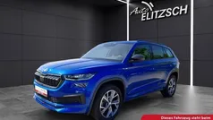 Raceblau metallic met. Gebraucht 2024 Skoda Kodiaq SportLine SUV | 42.970 € (Fairer Preis)