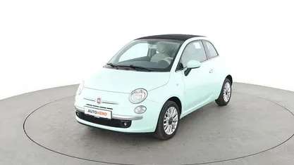 Grün Gebraucht 2014 Fiat 500C Lounge Cabrio | 6.510 € (Fairer Preis)