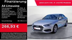 Silber Gebraucht 2024 Audi A4 Ambiente Limousine | 31.950 € (Superpreis)