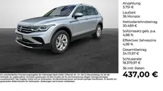 Silber (reflexsilber metallic) Gebraucht 2021 VW Tiguan Elegance SUV | 34.240 € (Fairer Preis)